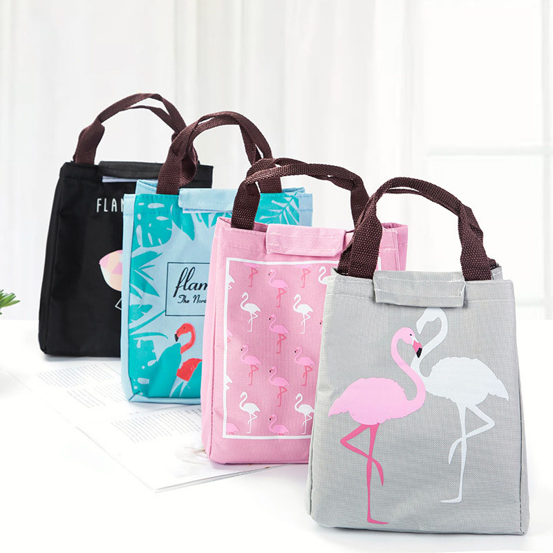 Flamingo tote picknicktassen lunchbox waterdichte thermische isolatie opbergdoos mannen vrouwen kinderen outdoor kamperen strand picknickmand