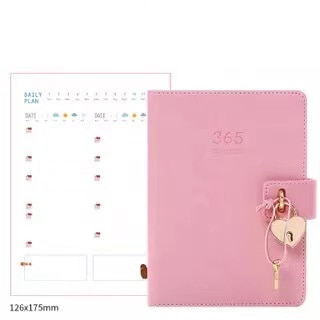 Cute Stationery Notebook 365 Planner Kawaii A5 Weekly Monthly Daily Diary Planner 2022 Notebooks or Journals School Supplies: 14