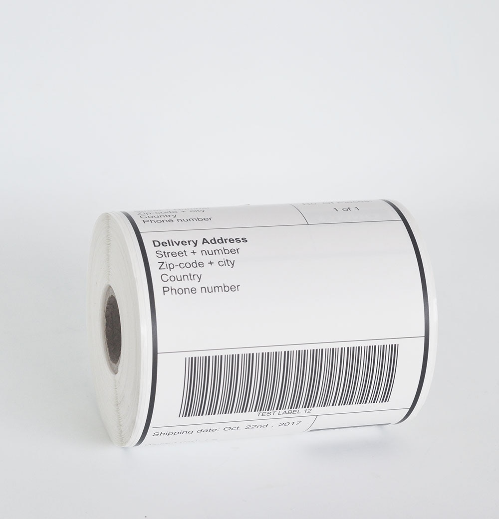 1 st dymo 4xl etiketter 1744907 kompatibla  - 4 x 6 tums etikettskrivare 220 termoskrivare etiketter per rulle för etiketter 1 st