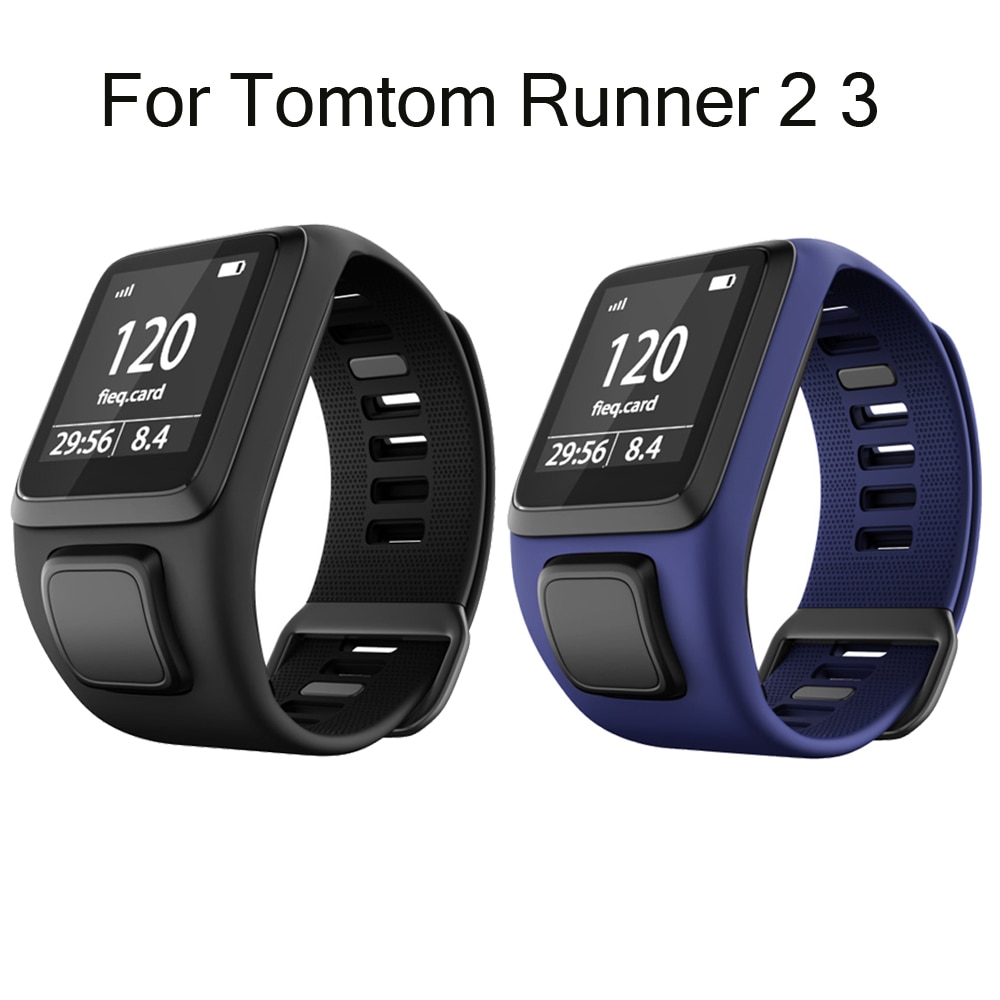 Siliconen Vervanging Polsband Horloge Band Strap Voor Tomtom Runner 2 3 Spark 3 Gps Sport Horloge Tom 2 3 serie Zachte Smart Band