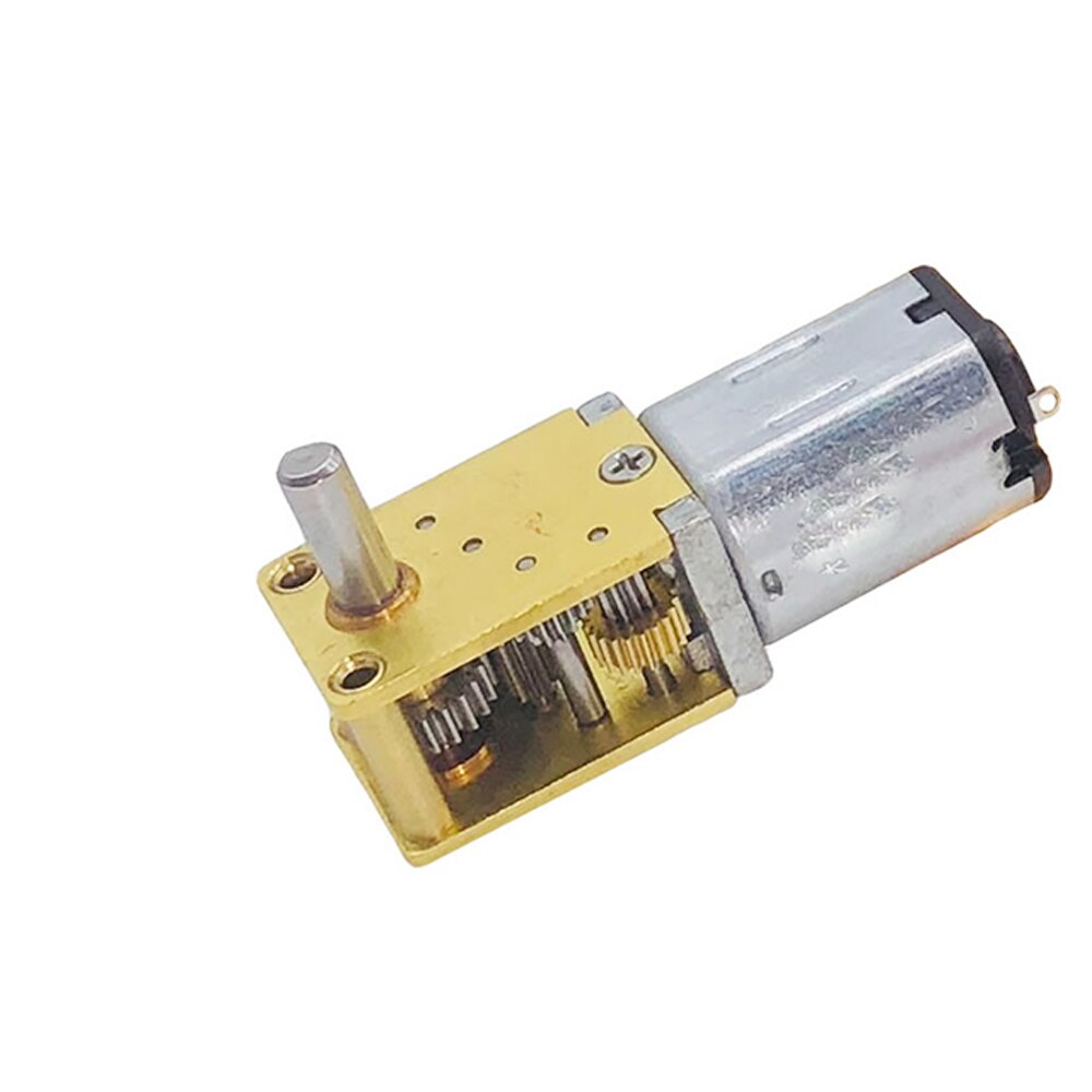 1Stck N20 Getriebe Motor- DC 3V-12V 4RPM-381RPM Langsam Geschwindigkeit Hohe Drehmoment Dual Achse Motor- Alle Metall Wurm die Ermäßigung Motor- für Clever Roboter