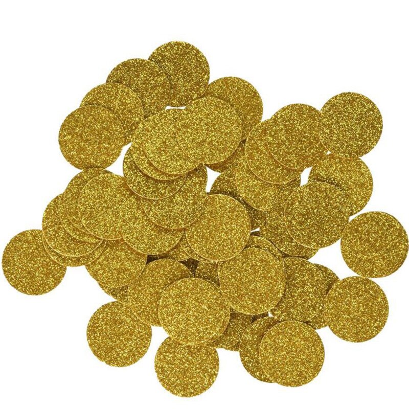 100 stk/pak Diamond Crown Glitter Rose Goud Papier Confetti 3CM Kerstmis Nieuwjaar Wedding Party Tabel Scatter Decor DIY leveranties