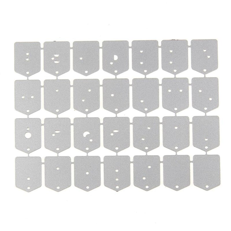 31 stk scrapbooking stanse stansemaskiner preging stanser kutte dies sjablonger, for sizzix big shot og annen preging
