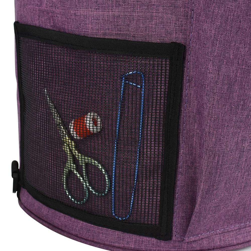 Knitting Bag Portable Yarn Storage Bag Tote for Wool Crochet Hooks Knitting Needles Sewing Supplies Set DIY Household Organizer