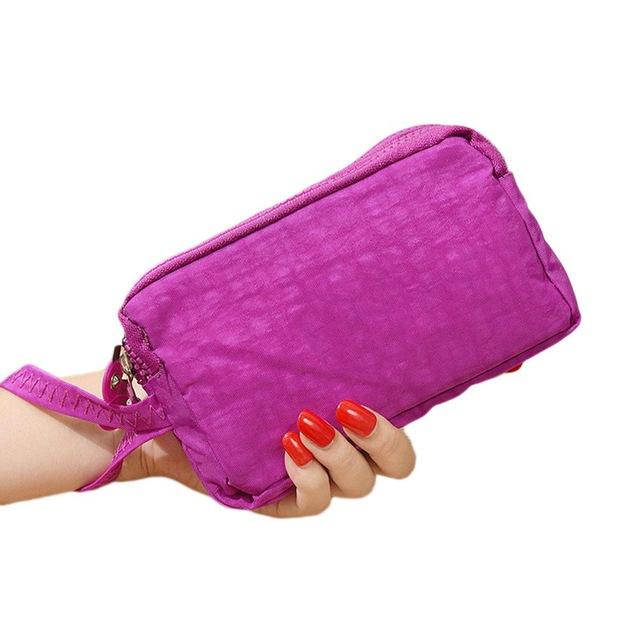 31Pinshang Lady Handtas Telefoon Portemonnee Pakket 3 Lagen Handtas Doorsnede Clutch Bag Grote Capaciteit Tassen Voor Vrouwen ZK30: purple