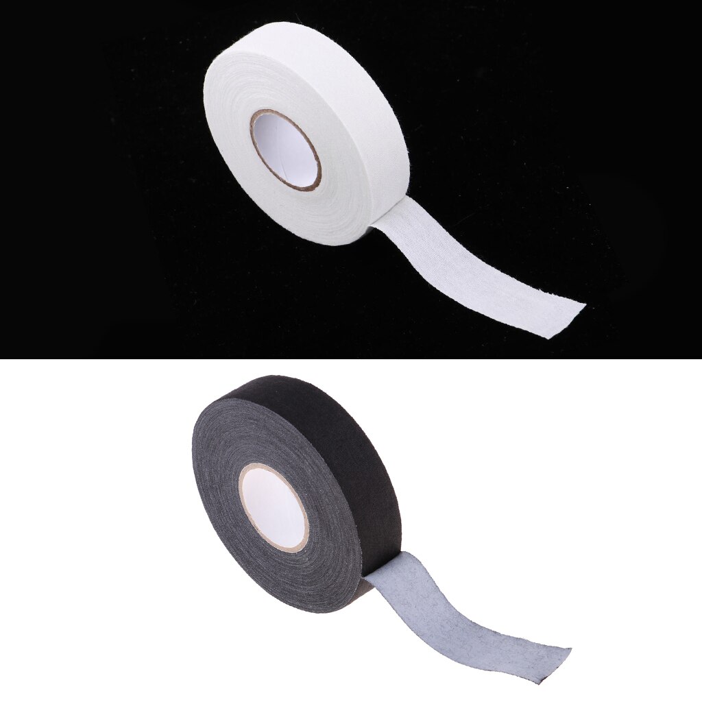 Ice Hockey TAPE Stick Shaft Blade Bat Sports Wrap Cloth Tape Band 23mm Black White Set