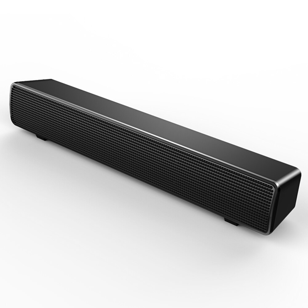 SADA HiFi Sound Wired Speaker Bar Computer Speakers Stereo Computer Sound Bar USB Powered Soundbar Speaker for Smart Phone: Black