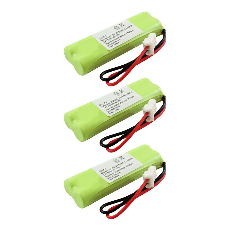 BT283482 CPH-518J Cordless Home Phone Battery Pack 2.4V for VTech BT183482 NI-MH battery: 3 pcs