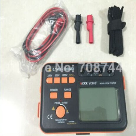 Insulation Resistance Tester VC60B+ Digital Insulation Tester Megger MegOhm Meter