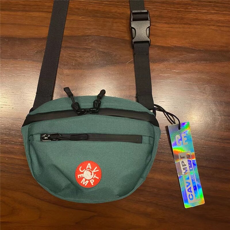 Patchwork Cavempt Tas Mannen Vrouwen Crossbody Ce Schoudertas Cav Empt Canvas Tas 1:1 Tag Label: Sky Blue