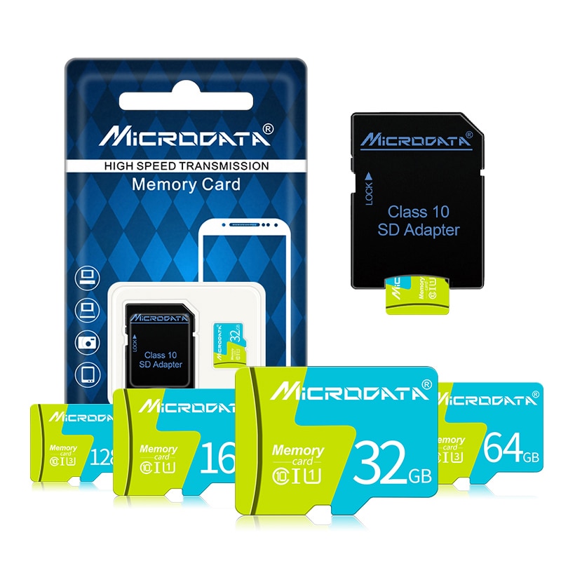 Micro sd-kaart geheugenkaarten 8gb 16gb 32gb microsd mini tf flashkaart klasse 10 32gb 64gb 128 gb voor smartphone/tablet/camera