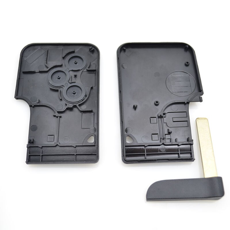 Coque de clé de carte à distance pour Renault Megane scénic 2 Clio 3 boîtier porte-clé de voiture avec lame 3 boutons