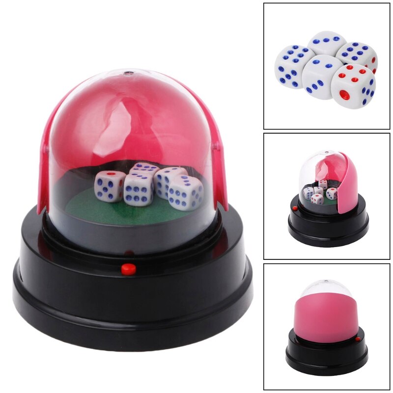 Automatic Dice Cup Electric Dice Roller Dice Automatic Roller Cup With
