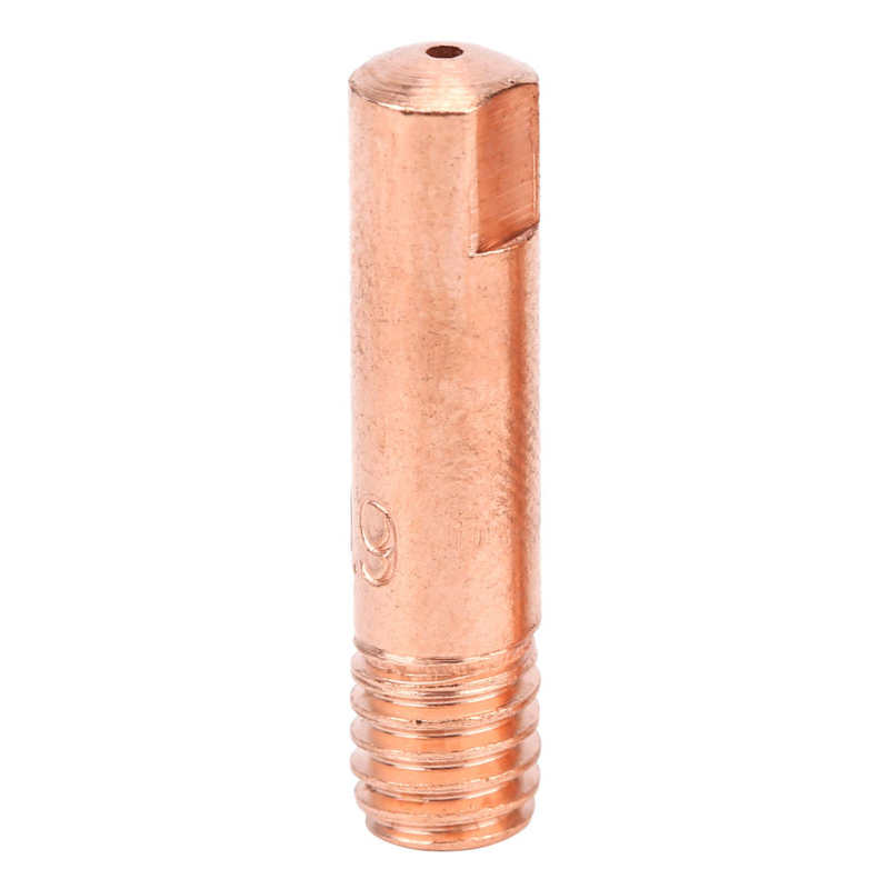 Wielding tip Soldering iron tip MIG Welding Contact Tip Copper Conductive Nozzl for Weld Accessories 15AH x 0.9 Solder