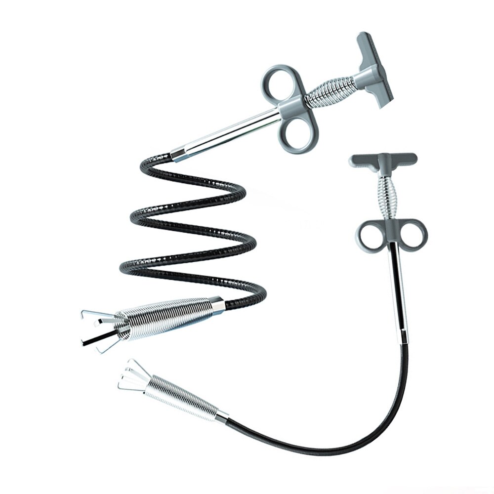 60/90/160CM Sewer Pipe Unblocker Snake Spring Pipe Dredging device Tool Kitchen Bathroom Hair Sewer Sink Pipeline Cleaning Tools