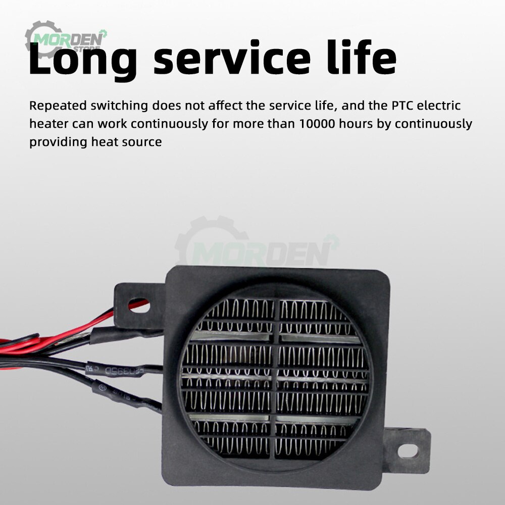 DIY DC 12V 100W Room Heater Energy Saving PTC Car Air Fan Heater Constant Temperature Heating Heaters Safe Home Accessories