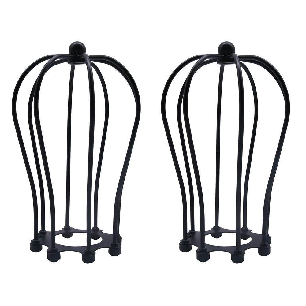 Vintage abat-jour ampoule garde bricolage abat-jour lustre Cage Style industriel salon café Bars décoration D25: 2pcs