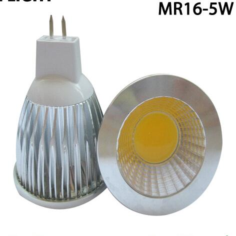 led bulb spotlight dimmable GU10 cob mr16 3w 5w 7w warm white cool white real power replace halogen lamp