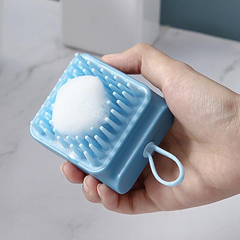 1Pcs Siliconen Shampoo Kam Massage Borstel Shampoo Borstel Hoofdhuid Massage Borstel Hoofd Massager