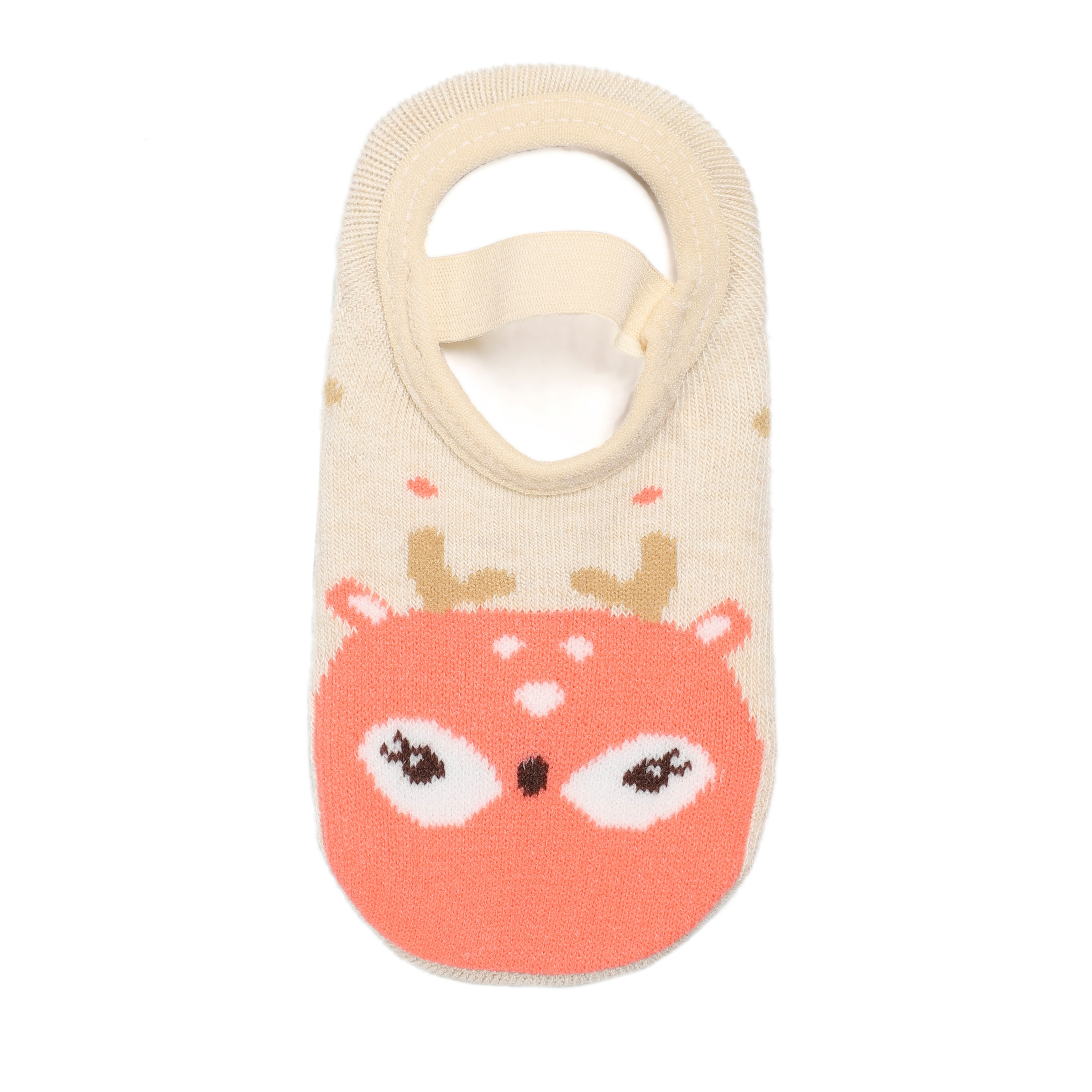 Baby Meisjes Antislip Sokken Met Grip Cartoon Peuter Anti Slip Slipper 6-12-36 Maanden: Red fawn / 12-36 Months