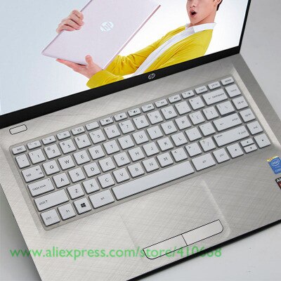 Silicone Toetsenbord Cover Skin Voor HP 14q-by001AX by002AX bu001TU bu001TX bu003TX bu101TX bu102TX 245 G6 245 G7 246 G6: White