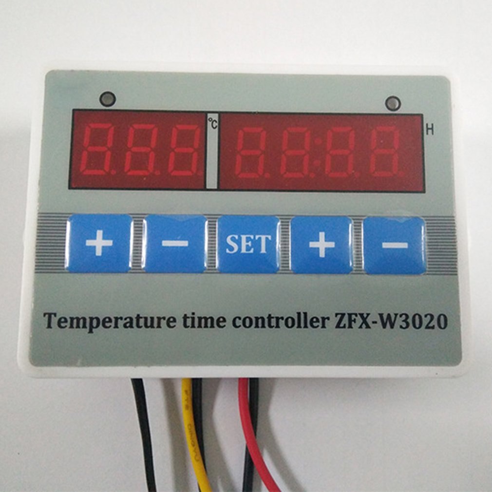 ZFX-W3020 Lcd Digitale Display Digitale Intelligente Temperatuur Tijd Controller Thermostaat Timer Schakelaar Module