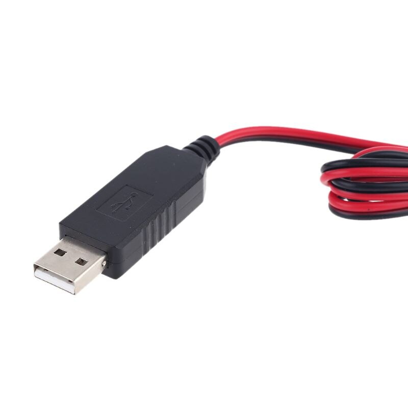 Magnetic USB to 1.5V 3V 4.2V 4.5V 6V Power Cable Can Replace 1-4pcs AA D AAA Battery
