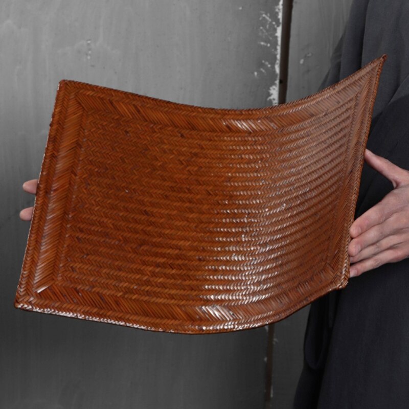 Handmade Big Lacquered Bamboo Tea Mat Big Lacquered Handmade Tatami Mat for Making Tea