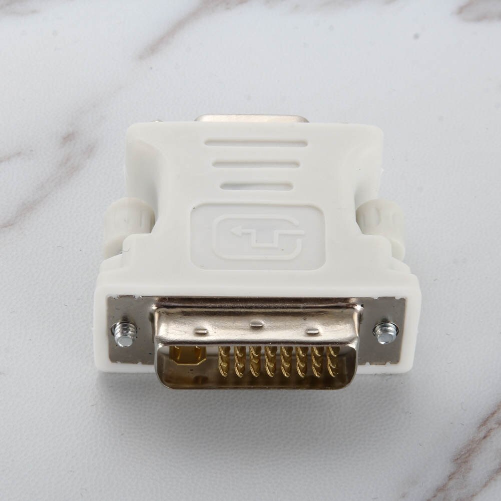 DVI-I Dual Link24 + 5 Male Naar Hd 15 Pin Vga Svga Vrouwelijke Videokaart Monitor Lcd Converter Adapter Jhp-Best
