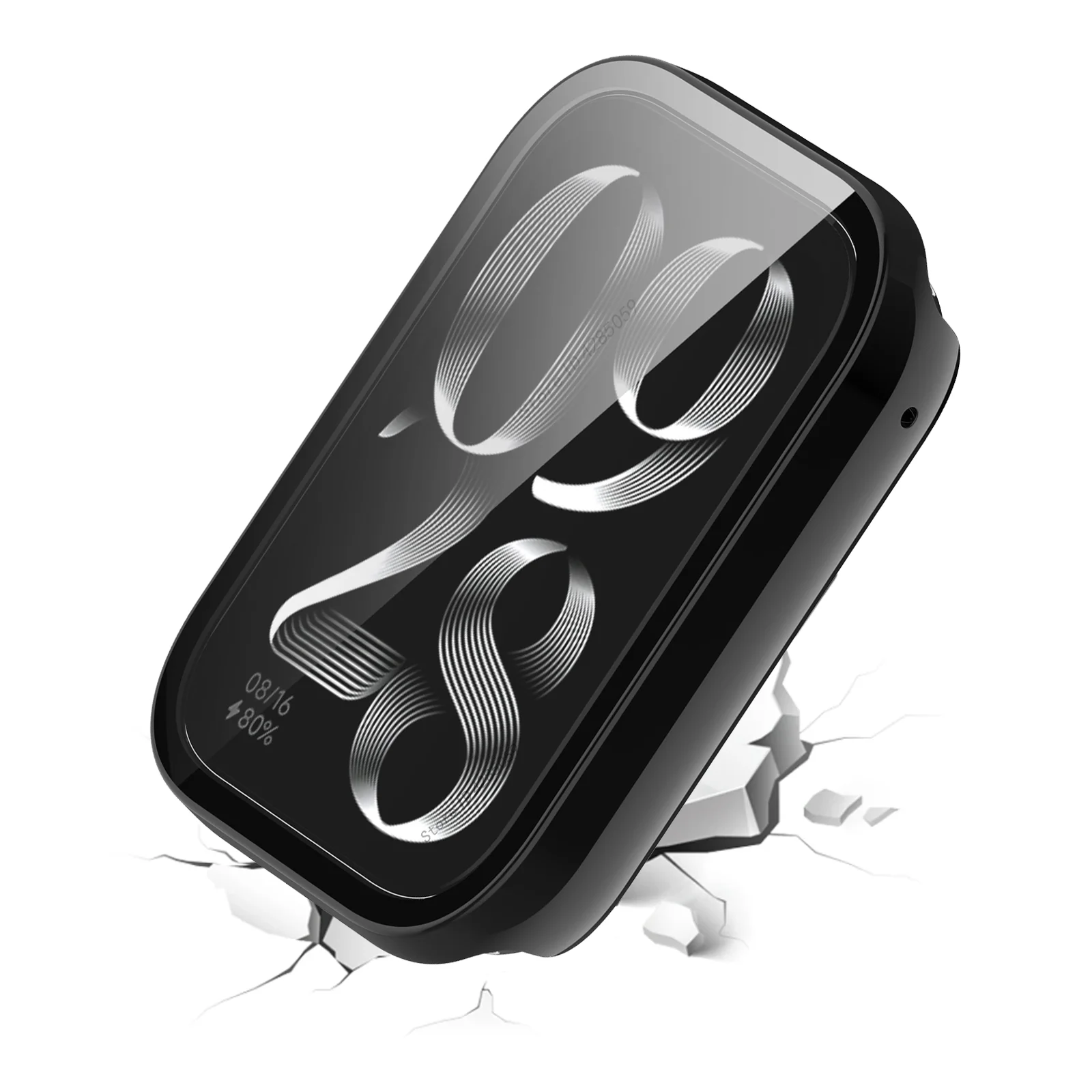 Funda de vidrio templado para Xiaomi Band 8 Pro, cobertura completa, cubierta protectora de parachoques para Mi Band 8 Pro, accesorios protectores de pantalla