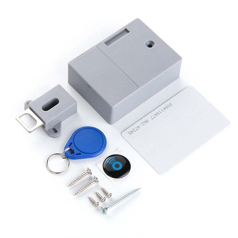 IC Card Sensor Digital RFID Drawer Card Lock DIY Electronic Invisible Hidden RFID Cabinet Lock: Default Title