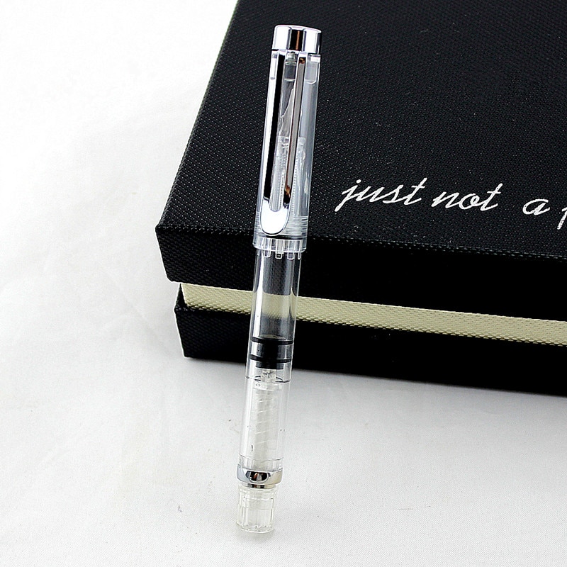 student Fountain Pen Transparent Piston Fountain Pen Demonstrator Fountain Pen