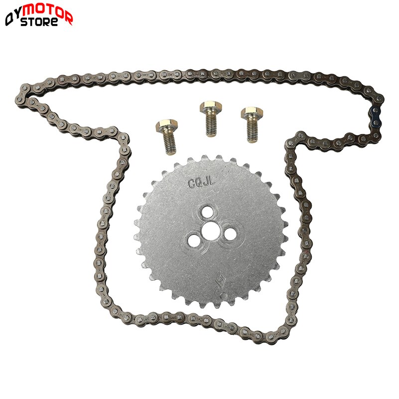 YX140 Timing Chain Timing Gear Sprocket Kit For YinXiang 140cc YX 140 1P56FMJ Horizontal Engine Dirt Pit Bike: Default Title