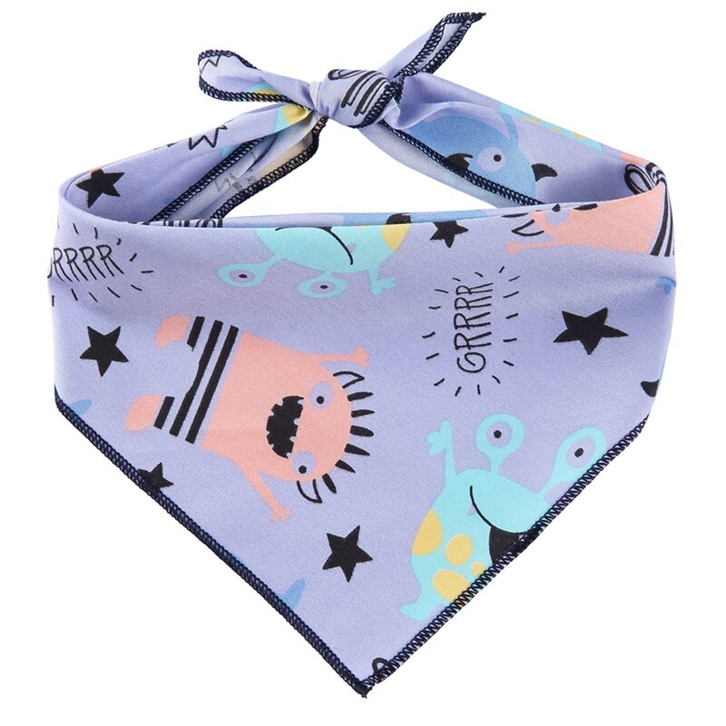 Kjæledyr hund bandana liten middels hund katt skjerf justerbar bomull hund valp bandana smekker sommer kjæledyr hund stell tilbehør: B / L