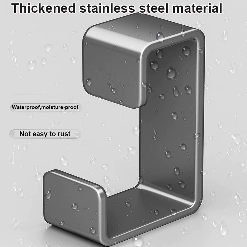 Gancho para lavabo, soporte para lavabo, gancho para estante para lavabo montado en la pared, accesorio para baño, soporte de cocina, secado de drenaje para el hogar