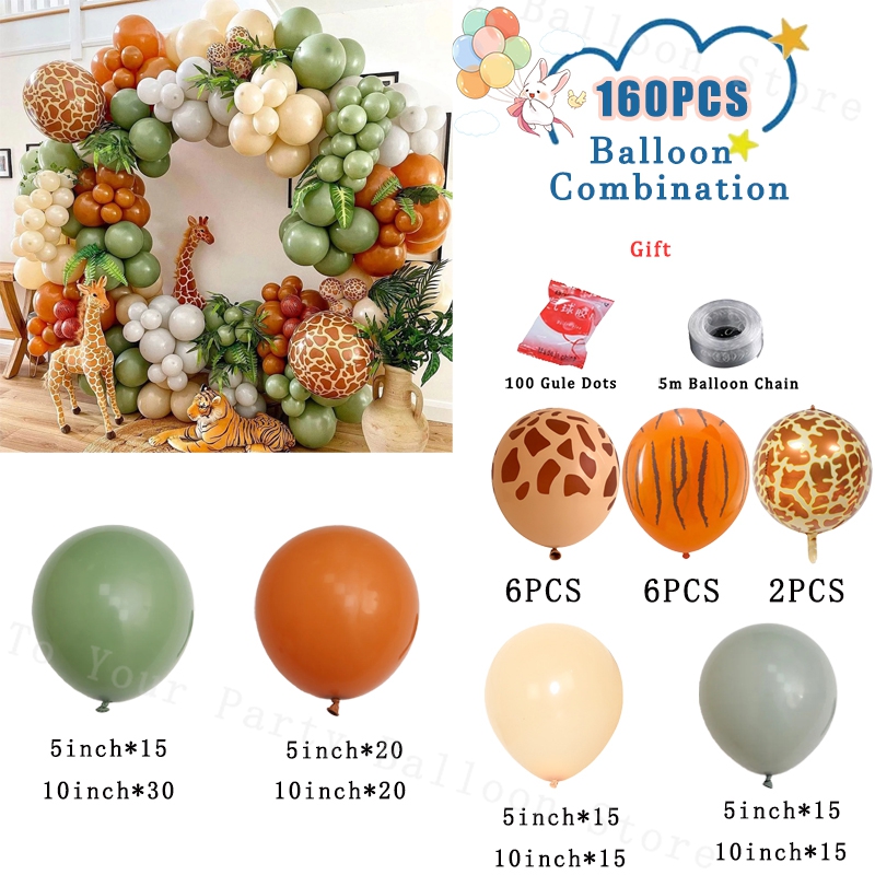 Arco de globos rosa polvoriento, decoración de compromiso de boda, Kit de guirnalda de globos desnudo bohemio neutro, decoración para de cumpleaños y Baby Shower: Caqui oscuro