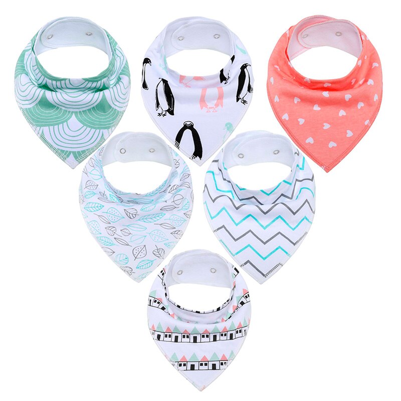 100% organische Baumwolle Baby Lätzchen Neugeborenen Baby Bandana Lätzchen Für Zahnen & Fütterung Unisex Lätzchen Sets Für Mädchen & Jungen: 601