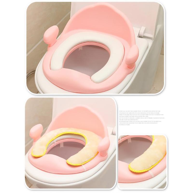 Baby Toilet Potties Children Potty Safe Seat With Armrests for Gril Boy Trainers Comfortable Toilet Large Size Ring Infant Potty