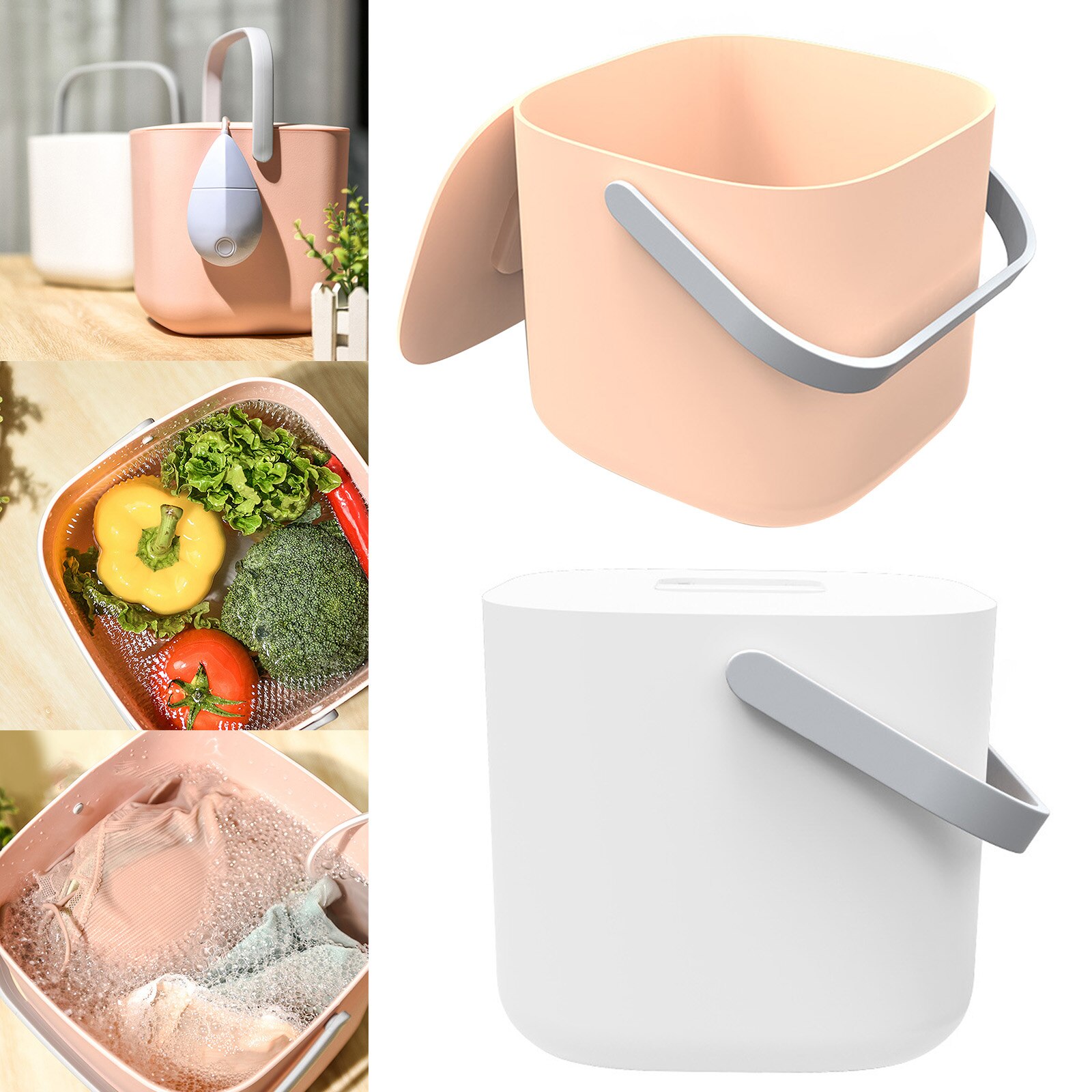 Portable Washing Machine Ultrasonic Bubble Mini Portable Travel Service Washer Fruit Cleaner BDF99