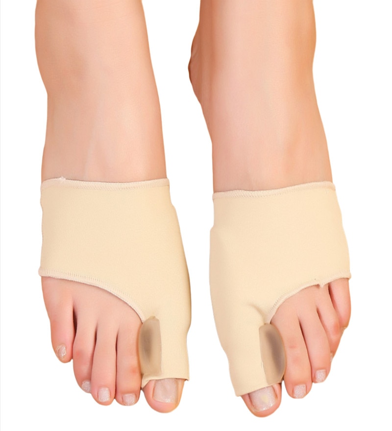 2 stk = 1 par tåseparator hallux valgus korrigerende fødder knogle tommelfingerjustering tåseparator pedikyr sokker smertelindring bunion enhed