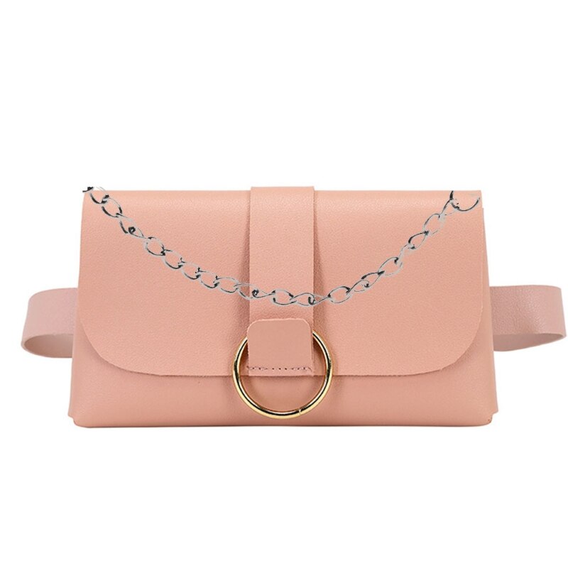 Vrouwen Mini Envelop Taille Tas Pu Lederen Clutch Mobiele Telefoon Portemonnee Borst Zakken Y1AC