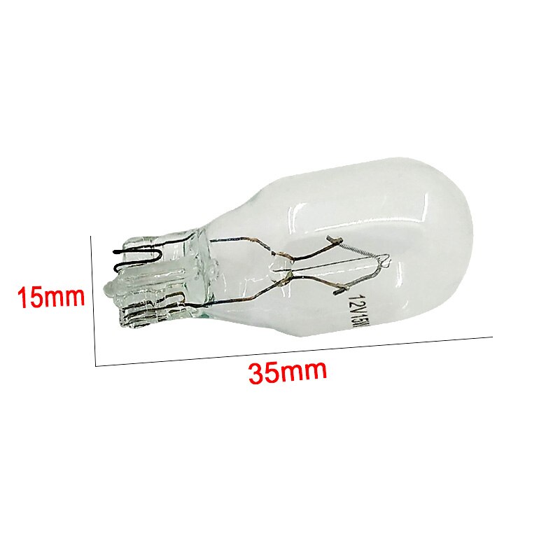 10pcs Clear Glass Warm White T15 W15W Halogen Lamp... – Vicedeal