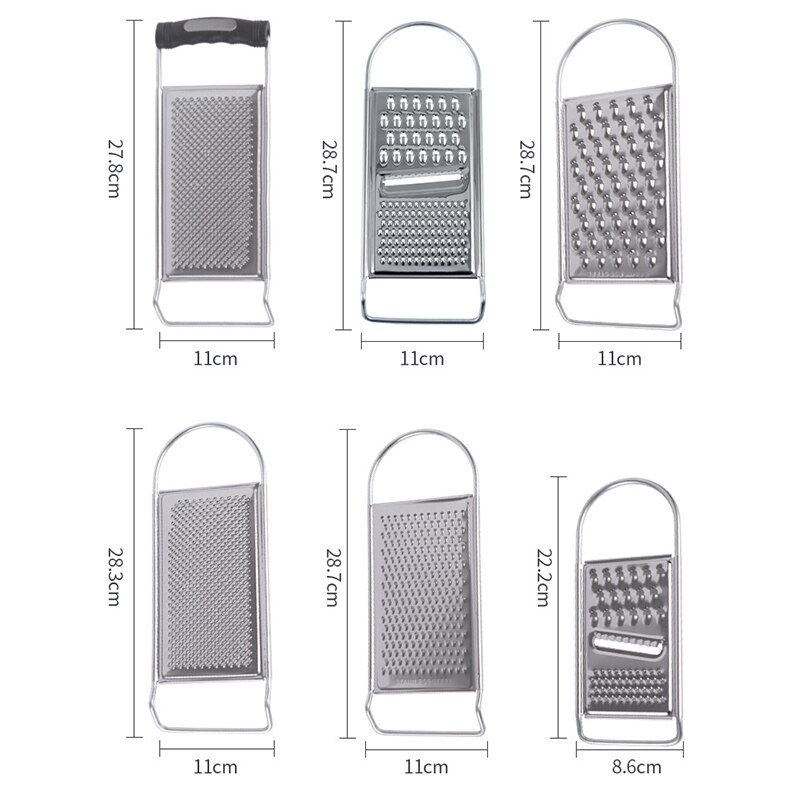 Rvs Geen Skid Bodem Platte Rasp Handheld Knoflook Rasp Keuken Gadget voor Gember Zachte Handvat Keuken Gereedschap Gadgets LB