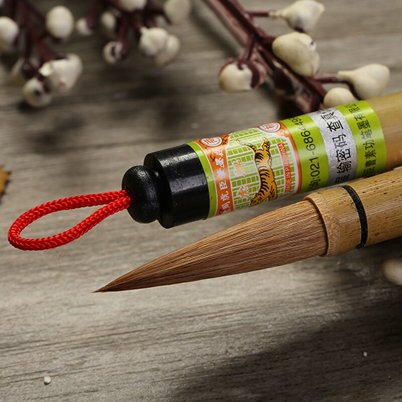 1piece Zhou Hu Chen Weasel hair Chinese Calligraphy Writing Brush Chinese Landscape painting Brush Pen Chinese Study Supplies