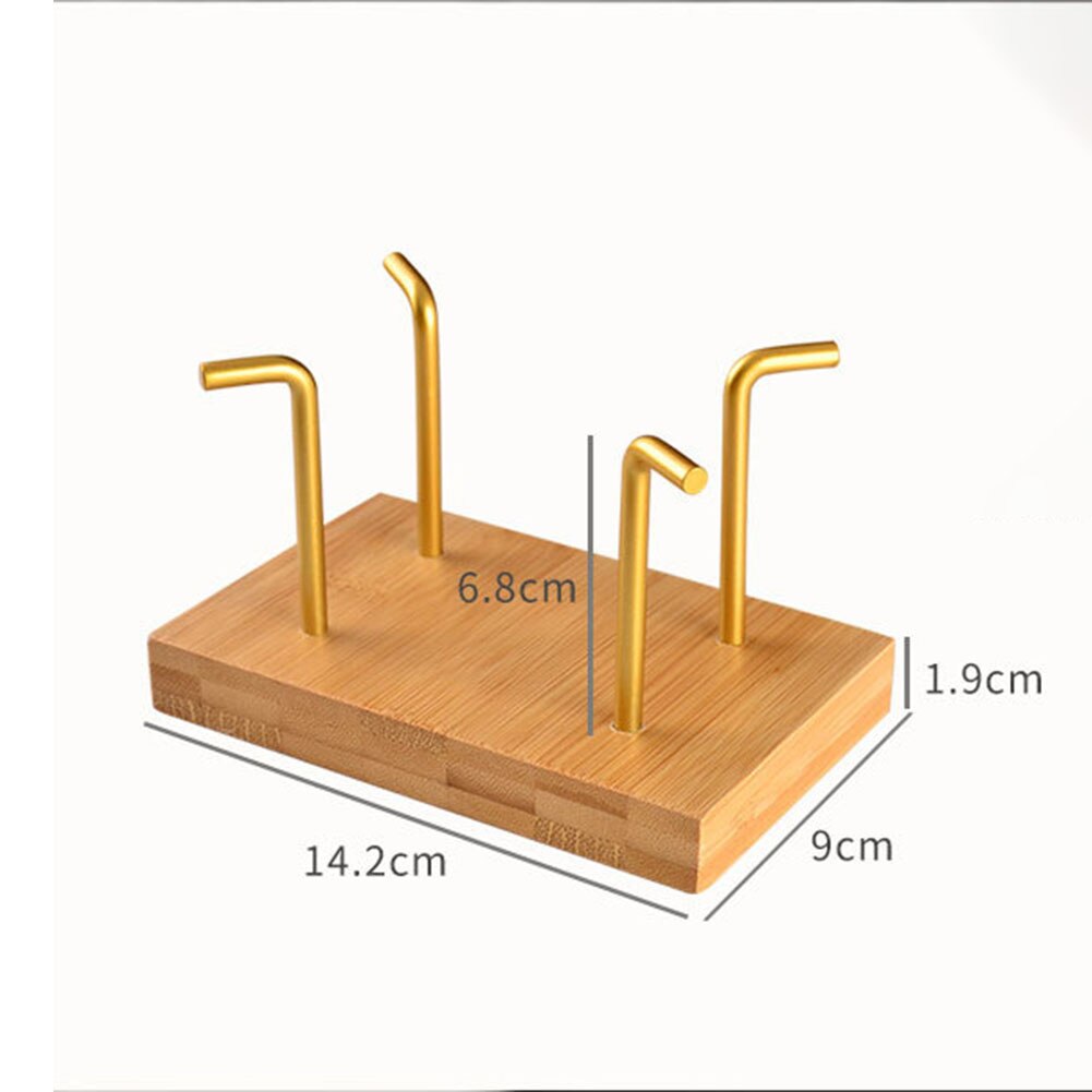 Soporte acrílico de madera para filtro de papel V60, contenedor para Barista, accesorios de café y cocina para el hogar, goteo manual: Style D