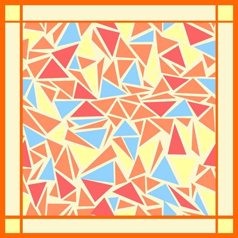 Furoshiki-Pañuelo de poliéster de estilo japonés, tela de envoltura Bento impresa de un lado, varios usos: G