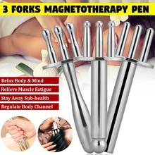 3head Massages Stick Acid Drainage Magnetotherapy Pen Magnetic Fork Meridian Points Acupoint Massage Fork Stick Relaxation