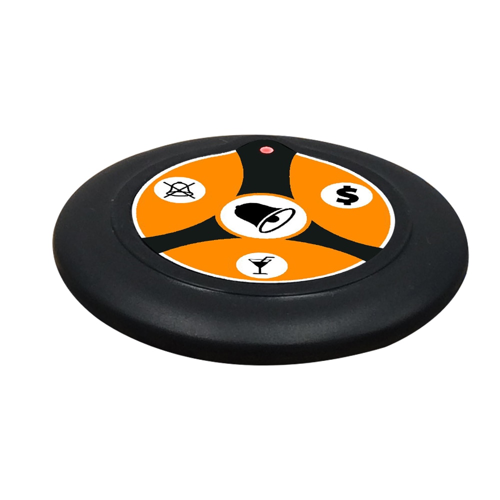Draadloze Oproepsysteem Restaurant Apparatuur Lange Afstand Perfect 10 Knop Pager Zender Voor Tafel Servicei