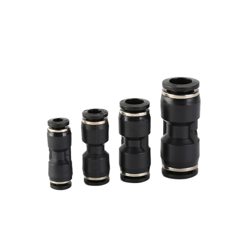 50pcs100pcs PU4 PU6 PU8 PU10 PU12 PU14 PU16 Pneumatische Air Fittings Beter dan Blauw Pu Rechte Connector