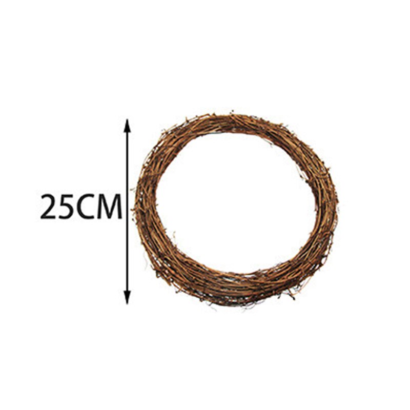 Decoración de Pascua DIY guirnalda ramas secas corona de mimbre con Pascua decoración con forma de huevo para el hogar adorno colgante 30/60mm color huevo de espuma: 25cm